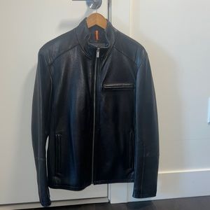 Cole Haan New York City like new smooth leather jacket